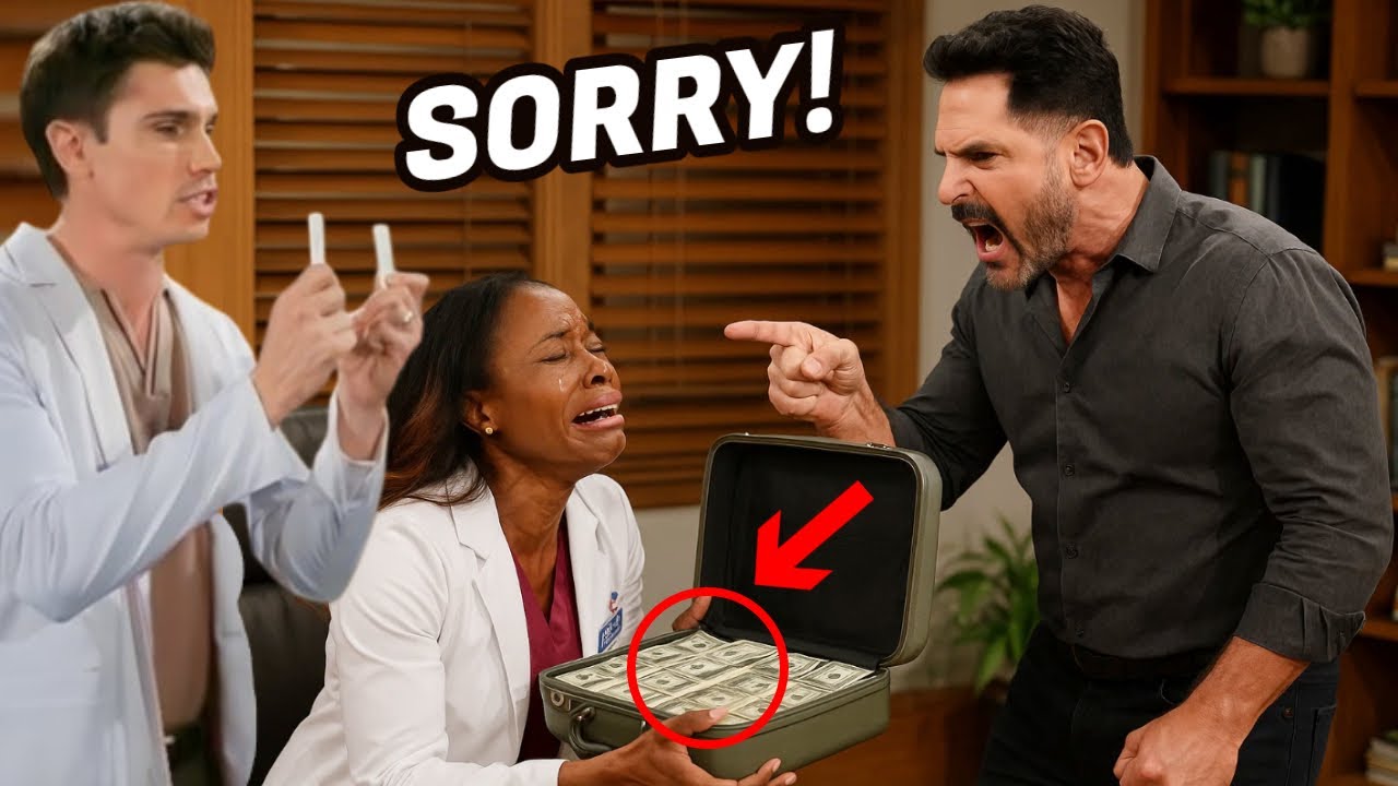 Grace was remorseful, she paid Bill $1 million and begged him not to call the police B&B Spoilers