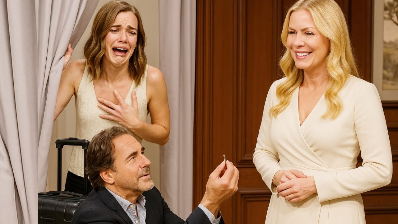 Taylor left town after learning Ridge proposed to Brooke The Bold and the Beautiful Spoilers
