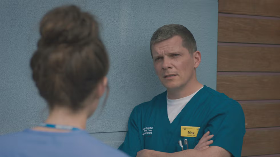 Max Christie’s time on Casualty has come to an emotional end!