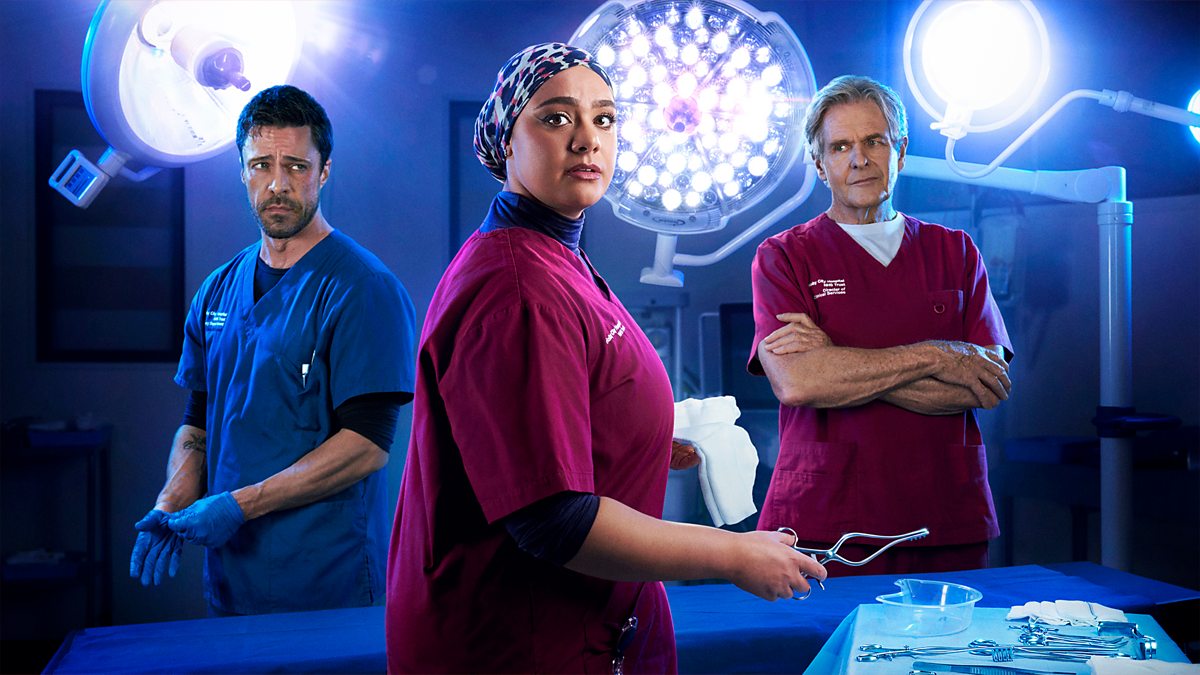 Casualty airs major exit in Rida and Russell story in early iPlayer release