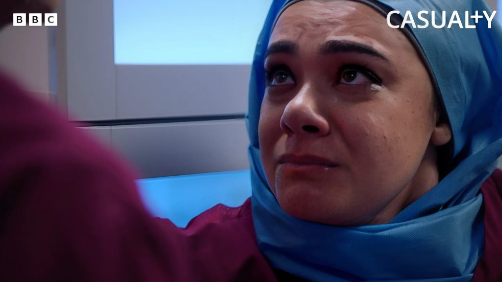 Casualty exclusive: Sarah Seggari ‘We filmed for six hours on a closed set’