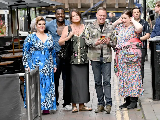 Coronation Street returns to iconic filming location after 12 years for joyous scenes