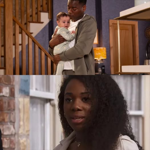 Corries SURPRISE: James is looking after Laila when he gets a business call. He agrees to it and prepares to leave—unaware that he's being deceived!