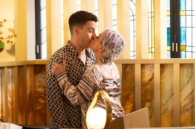 Coronation Street Debbie Webster shocks Ryan Connor with a kiss