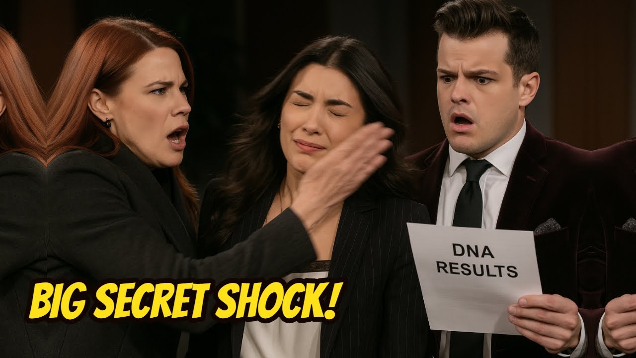Sally gets angry and slaps Audra - revealing she betrayed Kyle The Young And The Restless Spoilers